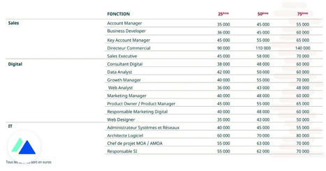 Grille des salaires digital et tech en 2024&nbsp;: les postes les mieux r&eacute;mun&eacute;r&eacute;s en France | RH, Management et emploi 2.0 | Scoop.it