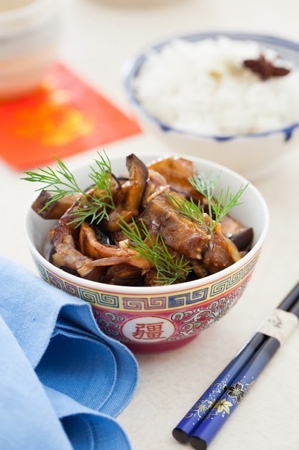 Szechuan Eggplant & Aromatic White Rice - Happy Lunar New Year! at Cooking Melangery | The Asian Food Gazette. | Scoop.it