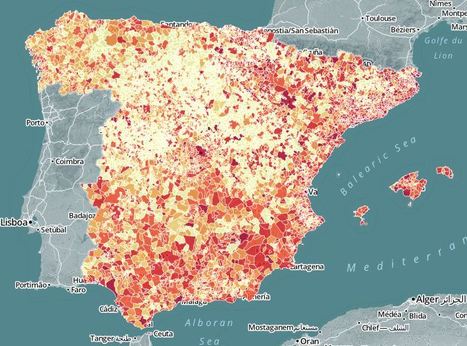 Mapa del deute municipal per habitant. | Ordenación del Territorio | Scoop.it