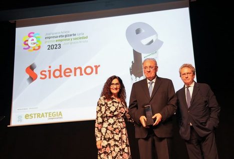 Sidenor es galardonada con el premio Empresa y Sociedad Jose Arrieta, que reconoce su labor en responsabilidad social corporativa | Noticias Asociados | Scoop.it