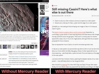Make Web Pages Easier to Read with Mercury Reader Chrome Extension - remove distractions | iGeneration - 21st Century Education (Pedagogy & Digital Innovation) | Scoop.it