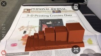 Il Wall Street Journal sperimenta la realtà aumentata e pubblica un grafico a barre per le stampanti 3D | Augmented World | Scoop.it