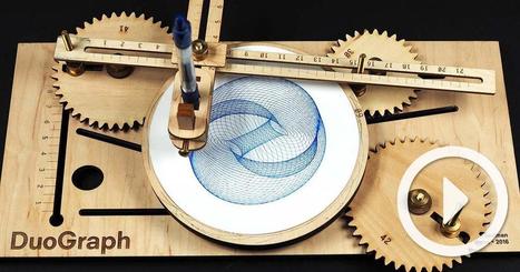 Colossal's Facebook Wall: Remember Spirographs? This is like that, except much, much cooler. Check out the new DuoGraph drawing machine that lets you create infinite patterns by adjusting a few qui... | Dr. Goulu | Scoop.it