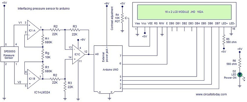 Interfacing pressure sensor to arduino | Arduin...