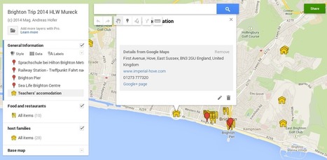 Creating customized maps for school trips | Moodle and Web 2.0 | Scoop.it