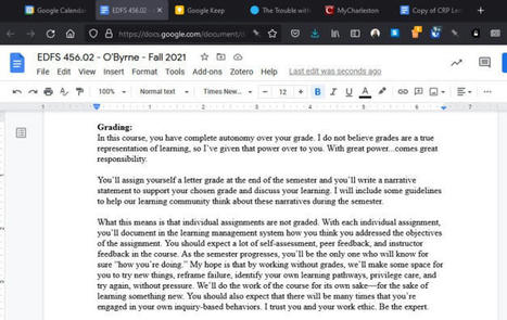 More Feedback - less grades by Dr. Ian O'Byrne (how would that your students wellbeing this year?) | iGeneration - 21st Century Education (Pedagogy & Digital Innovation) | Scoop.it