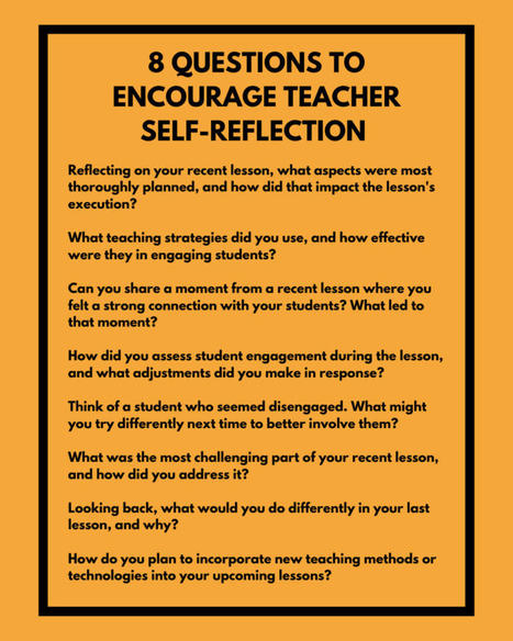 Self-Reflection Strategies for Students, Teachers, and Leaders • | Learning & Technology News | Scoop.it