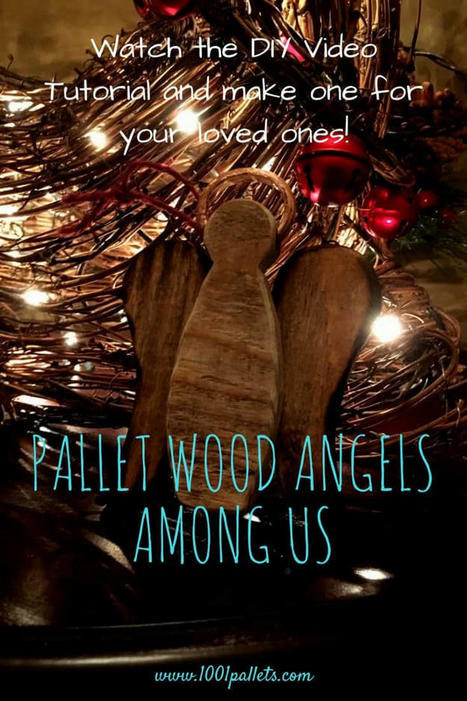 Pallet Wood Angel Ornament Adds Simple Charm! | 1001 Pallets ideas ! | Scoop.it