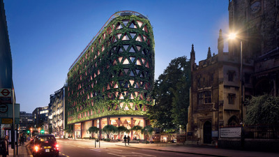 Europe's largest green wall will be on Citicape House in London