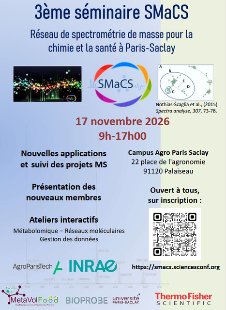3&egrave;me s&eacute;minaire scientifique du consortium SMaCS &ndash;Mardi 17 novembre 2026 | Life Sciences Universit&eacute; Paris-Saclay | Scoop.it