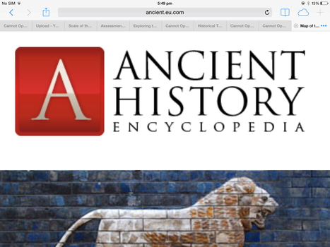 Map of the Ancient World -- Ancient History Encyclopedia | Doing History | Scoop.it