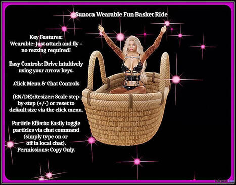 Wearable Fun Basket Ride August 2026 Group Gift by Sunora | Teleport Hub - Second Life Freebies | Second Life Freebies | Scoop.it