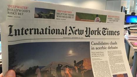L'International New York Times quitte Paris | DocPresseESJ | Scoop.it