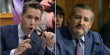 Josh Hawley and Ted Cruz brutally slammed by Jon Stewart for 'celebrating' after killing veterans bill - RawStory.com | Backstabber Watch | Scoop.it