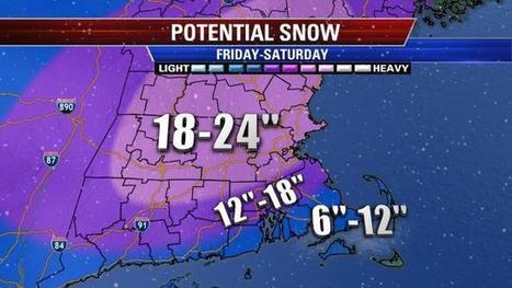 Parts of Mass. under Blizzard Warning as storm approaches | Boston, you're my home | Scoop.it