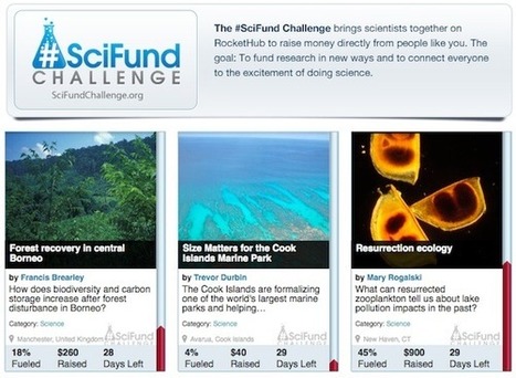 Crowdfund Science Projects With RocketHub | Science News | Scoop.it