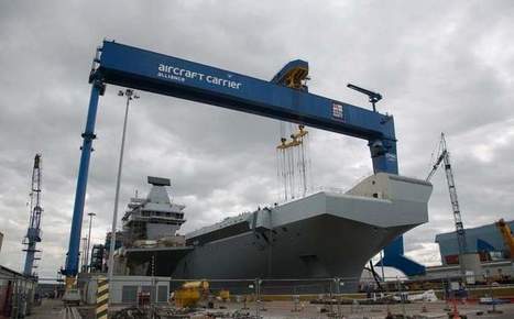 Baptème du porte-avions Queen Elizabeth : J-1 - la mise à l'eau aura lieu quelques jours après | Newsletter navale | Scoop.it