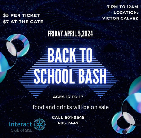 Interact Back to School Bash | Cayo Scoop!  The Ecology of Cayo Culture | Scoop.it