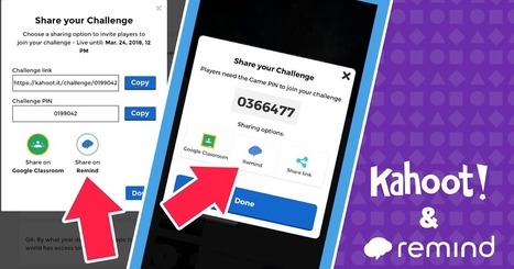 Kahoot Now Lets You Share Games Through Remind via @rmbyrne | iGeneration - 21st Century Education (Pedagogy & Digital Innovation) | Scoop.it