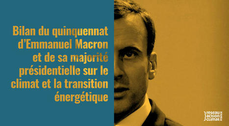 Bilan d’Emmanuel Macron sur le climat - un pas en avant, deux pas en arrière | Home | Scoop.it