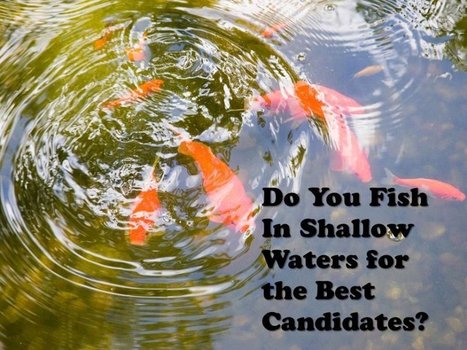 Hiring Mistake #7: NOT Fishing In Deep Waters for the Best Candidates | Hire Top Talent | Scoop.it