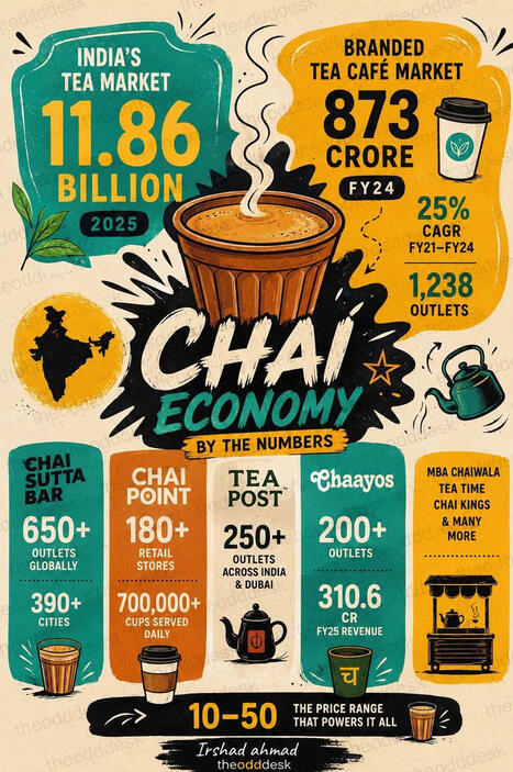 India's Chai Market Booms to $15.44B by 2034 | Irshad Ahmad posted on the topic | Indian Travellers | Scoop.it