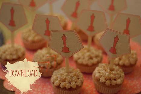 champagner-cupcakes inkl. cupcake toppers {free printables ... | Brownies, Muffins, Cheesecake & andere Leckereien | Scoop.it