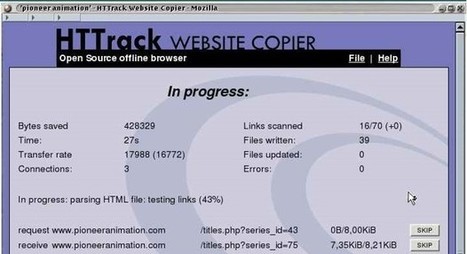 HTTrack Website Copier, software para descargar páginas web completas | TIC & Educación | Scoop.it