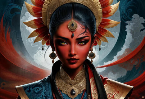 'Shakti of the Amber Flame' by Ronald Coone | Anon Hades | Scoop.it