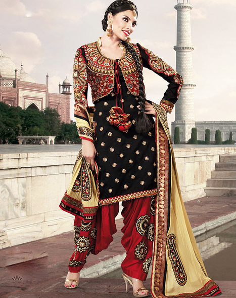 short jacket style salwar kameez