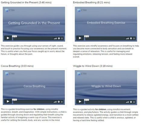 Stress Reduction Breathing Exercises - audio from CTRI | iGeneration - 21st Century Education (Pedagogy & Digital Innovation) | Scoop.it