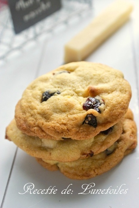 cookies a la pate d’amande et cranberry | Petits gateaux, gateaux algeriens et gateau arabe | Scoop.it