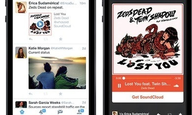 Twitter teams up with SoundCloud and iTunes to play audio within tweets | Social Media and its influence | Scoop.it