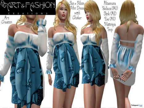 Sun & Moon Dress September 2022 Group Gift by ART & FASHION | Teleport Hub - Second Life Freebies | Second Life Freebies | Scoop.it