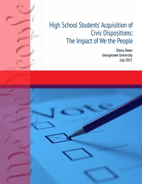 High School Students Acquisition of Civic Dispositions: The Impact of We the People | Real Civics | Scoop.it