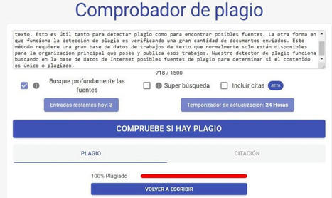 Comprobador de plagio gratuito para descubrir si un texto fue copiado | Education 2.0 & 3.0 | Scoop.it