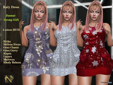 Katy Dress January 2023 Group Gift by Nella Gold Fashion | Teleport Hub - Second Life Freebies | Second Life Freebies | Scoop.it