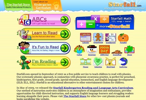 Starfall's Learn to Read with phonics | UpTo12-Learning | Scoop.it