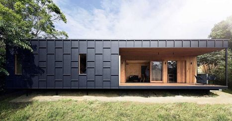 [Inspiration] Un rectangle de bois posé au milieu de la végétation pour cette maison australienne | Build Green, pour un habitat écologique | Scoop.it
