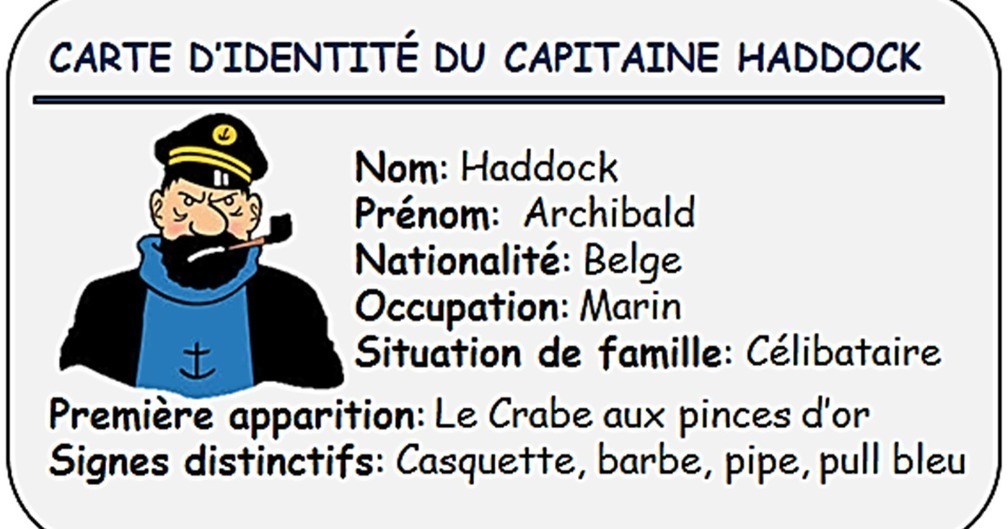 Capitaine Haddock Francais Langue Eac