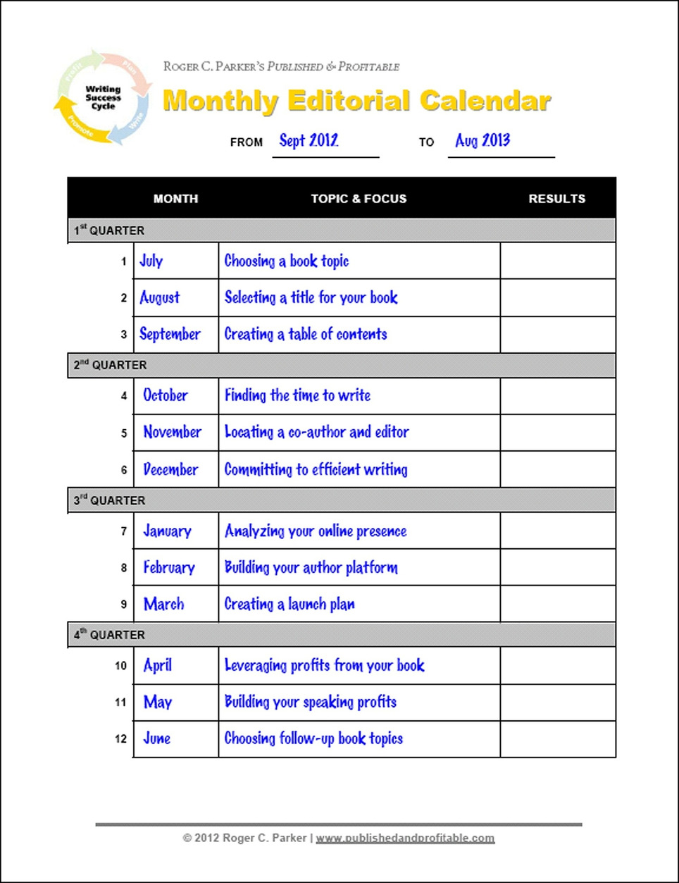 A 2-Step Editorial Calendar Template that Can Boost Your Content Marketing Productivity | Marketing de contenidos, artículos seleccionados por Eva Sanagustin | Scoop.it