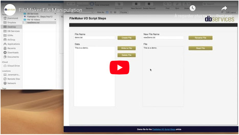 FileMaker 18 File Manipulation | Learning Claris FileMaker | Scoop.it