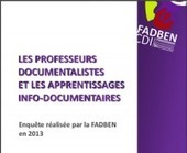 Fadben - Les professeurs documentalistes et les apprentissages info-documentaires | Library & Information Science | Scoop.it