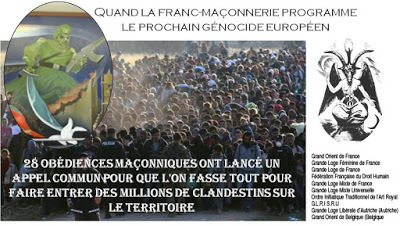 "Quand la franc-maçonnerie programme le prochain génocide européen" | Toute l'actus | Scoop.it