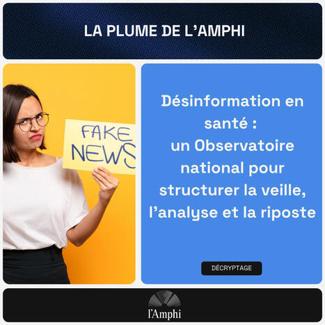 📢 D&eacute;sinformation en sant&eacute; : un Observatoire national pour structurer la veille, l&rsquo;analyse et la riposte Le Minist&egrave;re de la Sant&eacute; d&eacute;ploie un Observatoire de la d&eacute;sinformation en sant&eacute;, pi&egrave;ce&hellip; | L'... | H&eacute;sitations Vaccinales: Observatoire HESIVAXs | Scoop.it