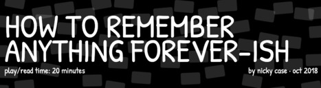 How To Remember Anything Forever-ish :: Nicky Case | Cultivating Creativity | Scoop.it