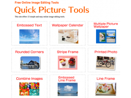 12 outils pour la retouche d'images en ligne : Quick Picture Tools | Autour du Web | APPRENDRE À L'ÈRE NUMÉRIQUE | Scoop.it