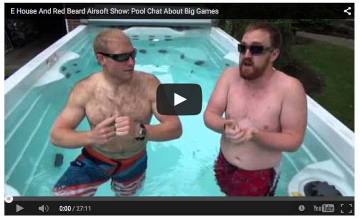 Talkshow in the POOL! - E House and Red Beard Cool Off this Summer! - YouTube | Thumpy's 3D House of Airsoft™ @ Scoop.it | Scoop.it