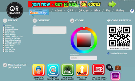 Free QRCode Maker Generator Create and get Custom Designs | Digital Delights - Images & Design | Scoop.it