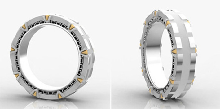 Stargate Wedding Ring Spins You into a Whole New World | Kitsch | Scoop.it